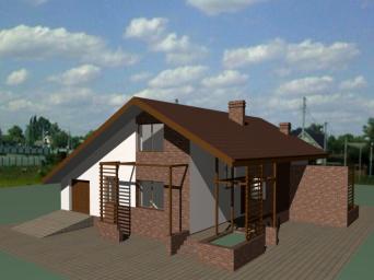 Проект привлекательного коттеджа из газобетона